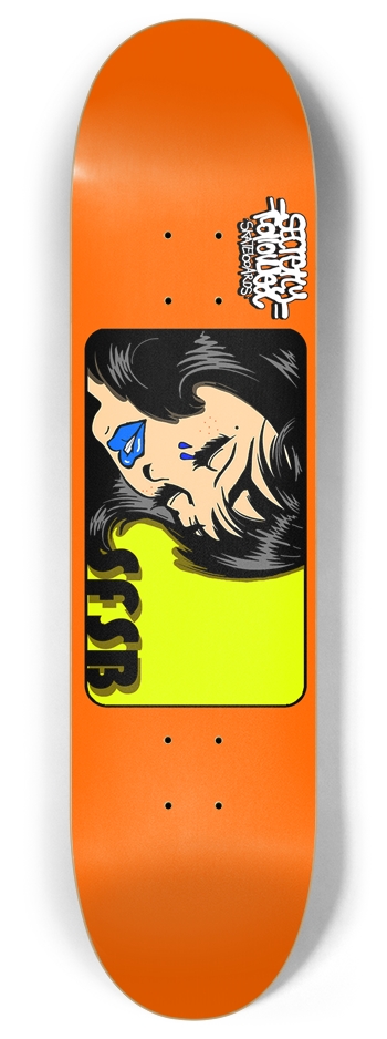 DONT CRY 8 Inch Skateboard Deck