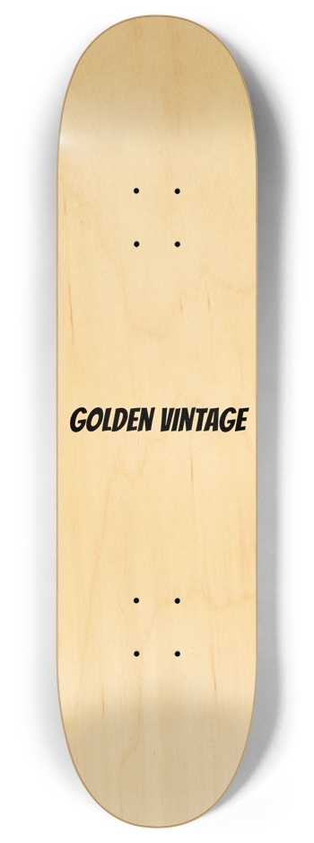 Golden Vintage Blank 8.0 8 Inch Skateboard Deck