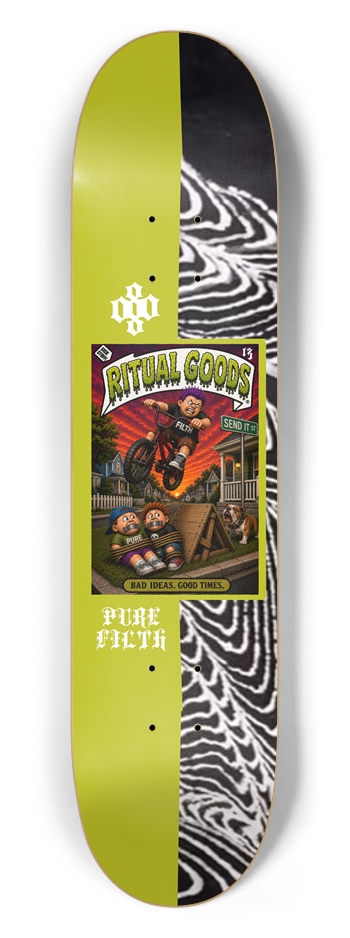 GOOD TIMES 7-1/2 Skateboard Deck