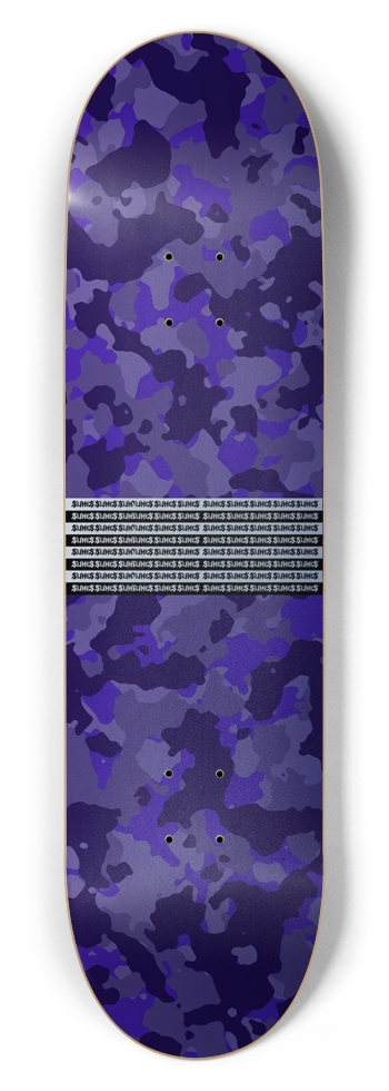 Repeater camo 8.5 8-1/2 Skateboard Deck