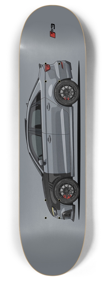 Quantum Grey ?3 S Line 8 Inch Skateboard Deck