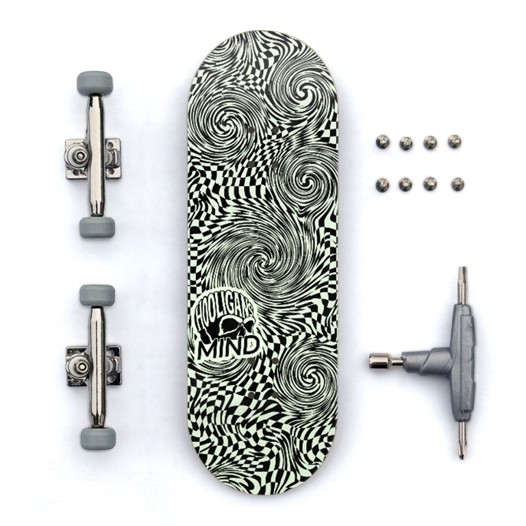 Acid at night | professional fingerboard and case Fingerboard