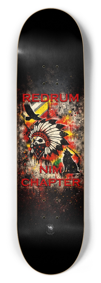 NIM Chapter Charity Board 8-1/2 Skateboard Deck