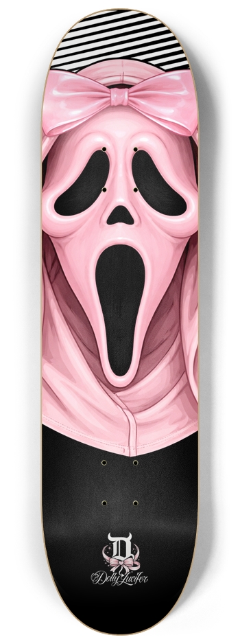 pink scream 8-1/4 Skateboard Deck
