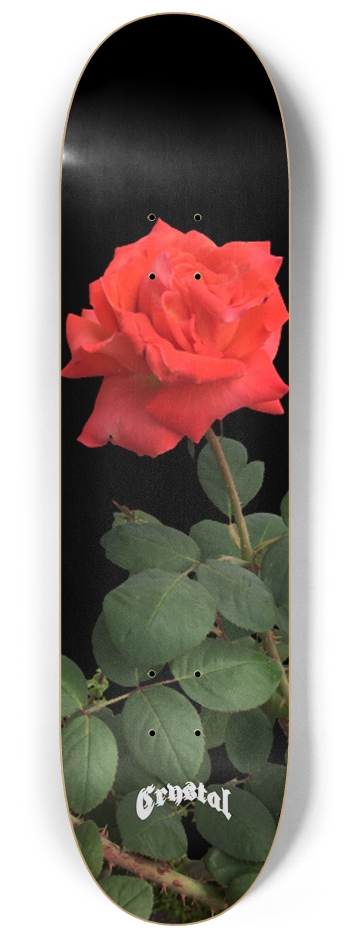 Rose Skateboard 8-1/4 Skateboard Deck
