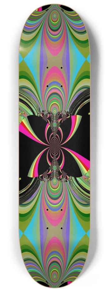 Fractal #1876 #2 8-1/4 Skateboard Deck