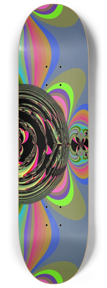 Fractal #1876 #3 8-1/4 Skateboard Deck