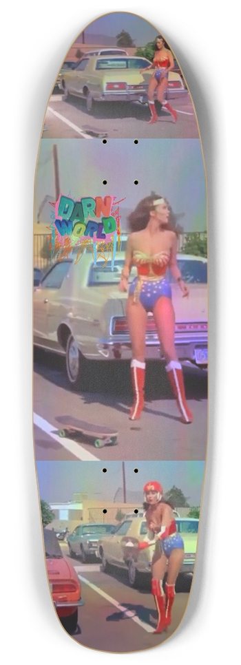 WONDER WOMAN SK8S 9” Punk Nose Shape