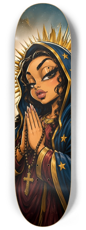 La Morenita Custom Skateboard 8-1/4 Skateboard Deck