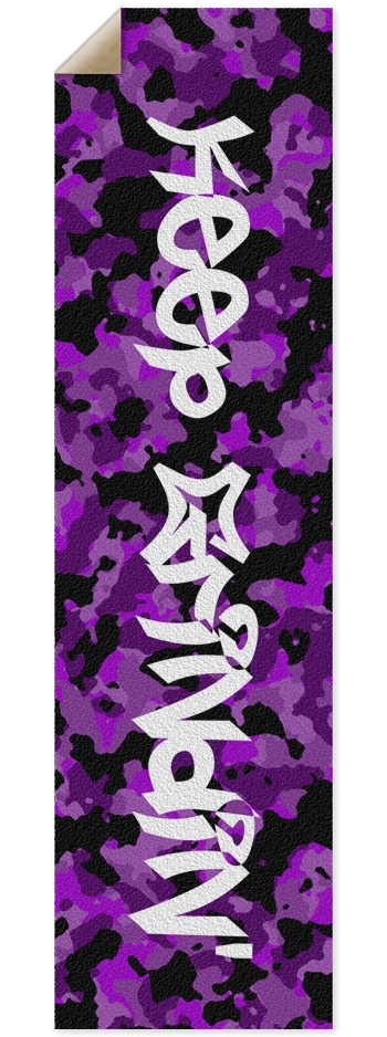 KEEP GRINDIN Griptape 9 x 33 Inch Griptape
