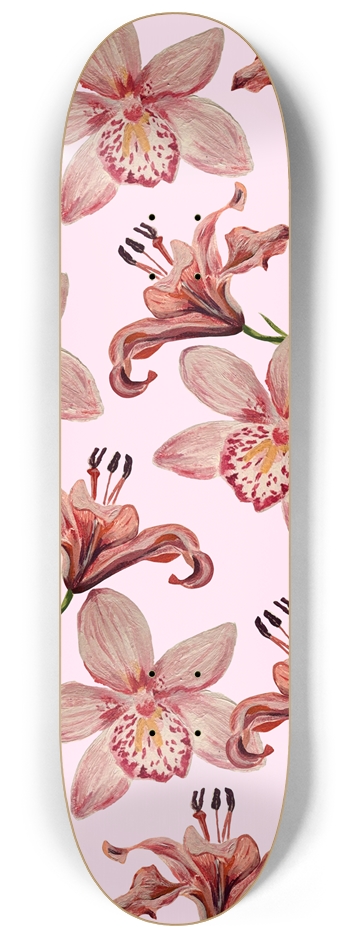 flowers Skateboard 8-1/4 Skateboard Deck
