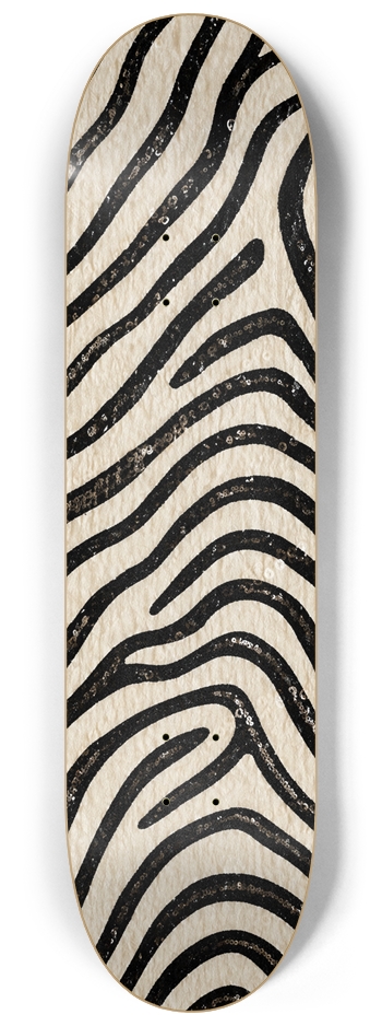 zebra Skateboard 8-1/4 Skateboard Deck