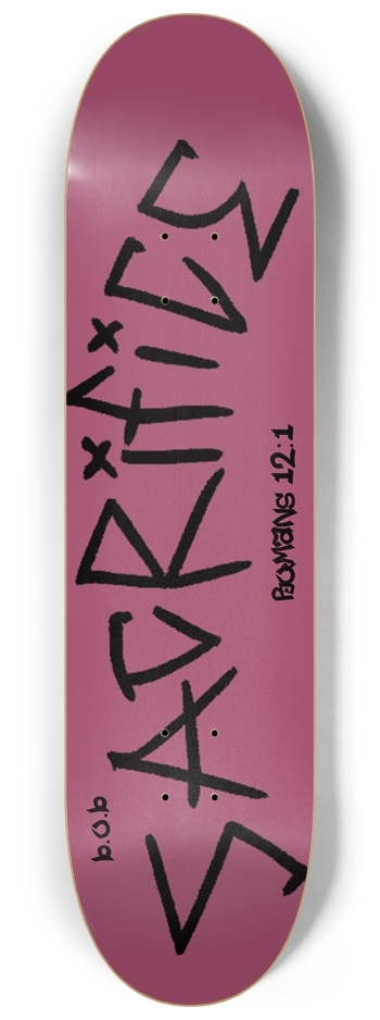 Romans 12:1 8-1/4 Skateboard Deck