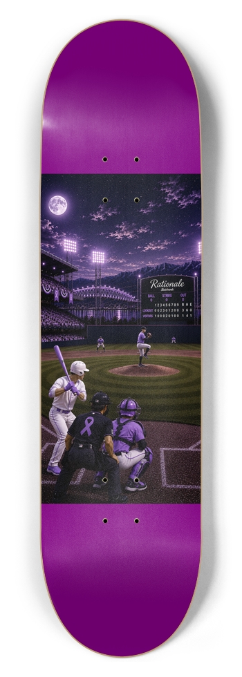 Dementia Awareness Night 8-1/2 Skateboard Deck