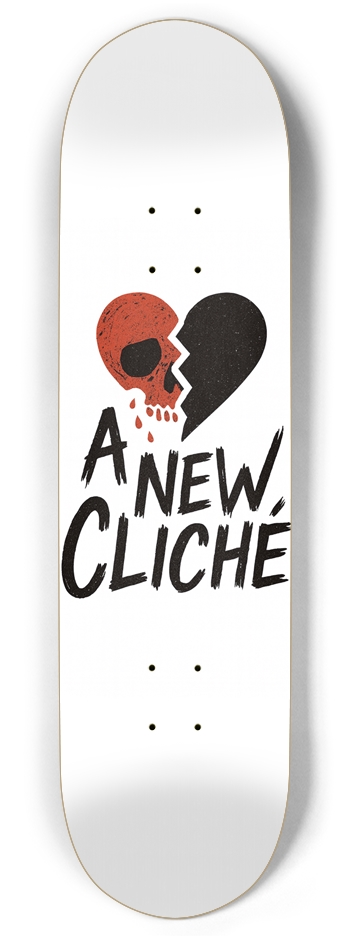 White logo w/ band name
