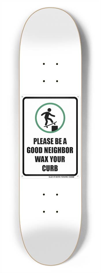 Custom Skateboard 7-3/4 Skateboard Deck