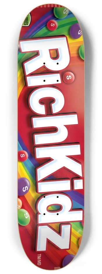 RichKidz "Candy" Skateboard 8-1/4 Skateboard Deck