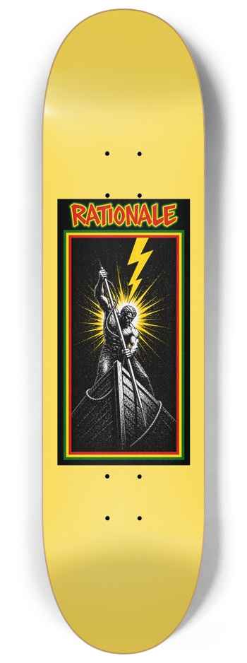 PMA Yellow 8-1/4 Skateboard Deck