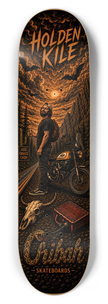 Kile broke down in bat country 8.5 8-1/2 Skateboard Deck