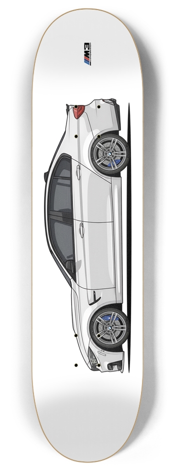 Mineral White F80 M3C 8 Inch Skateboard Deck