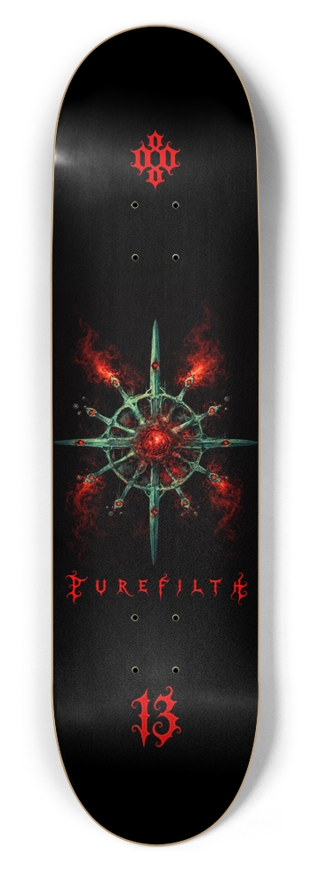 Divine Machine (1)) 8-1/2 Skateboard Deck