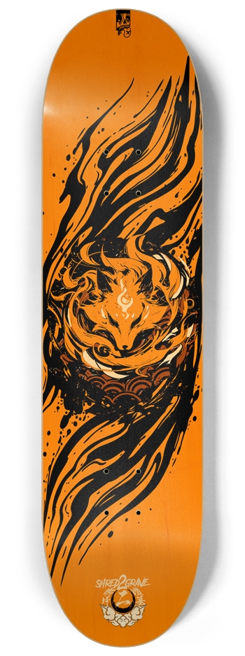 Kitsune (Rage) 8-1/4 Skateboard Deck