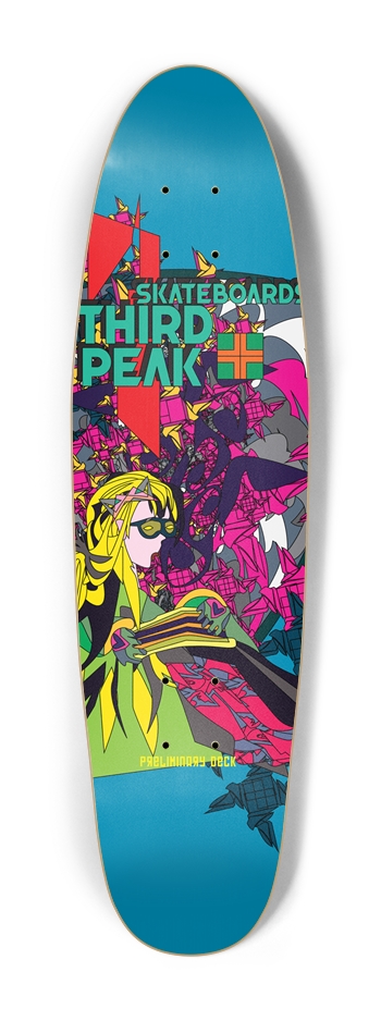 Third Peak Custom Skateboard