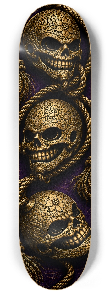 Purple Braid 8-1/4 Skateboard Deck