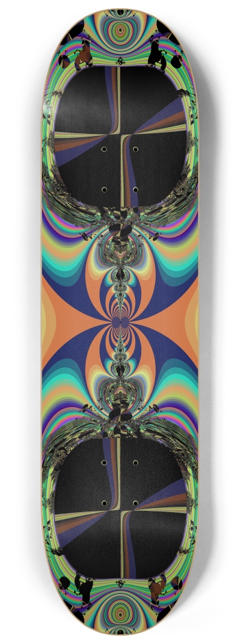 Fractal #1897 #2 8-1/4 Skateboard Deck