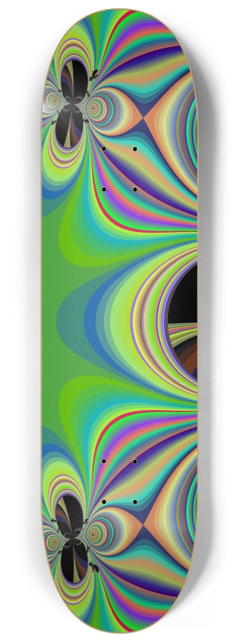 Fractal #1898 #1 8-1/4 Skateboard Deck