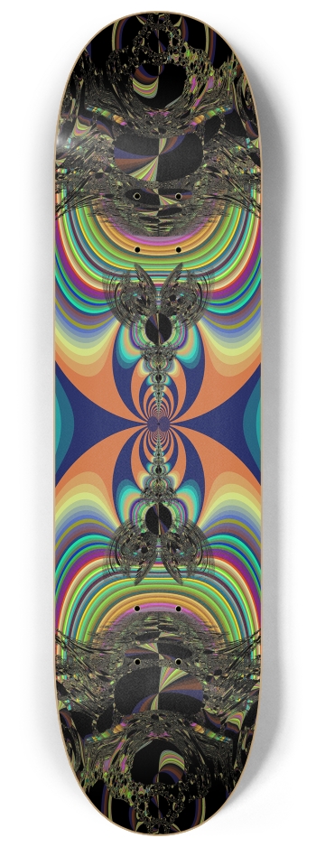 Fractal #1895 #2 8-1/4 Skateboard Deck