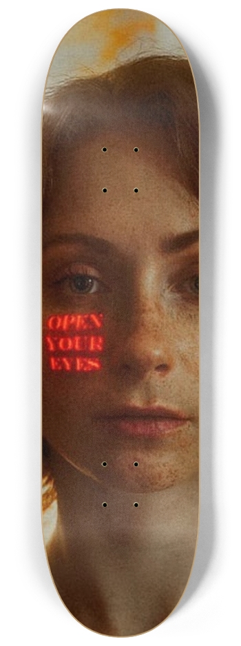 Open Your Eyes - Analog Skate Co. 8-1/4 Skateboard Deck