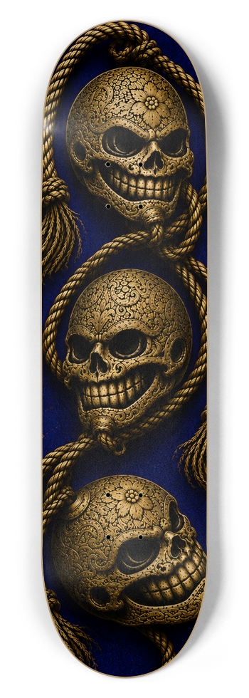 Blue Braid 8-1/2 Skateboard Deck