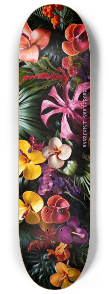 FLOWER POWER II 8-1/4 Skateboard Deck