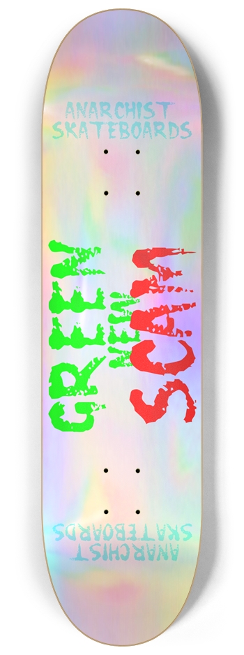 Green New Scam 8-1/4 Skateboard Deck