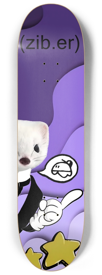 Ermine Magic 8-1/4 Skateboard Deck