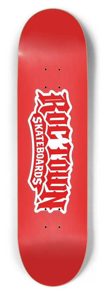 Red Logo 8-1/2 Skateboard Deck