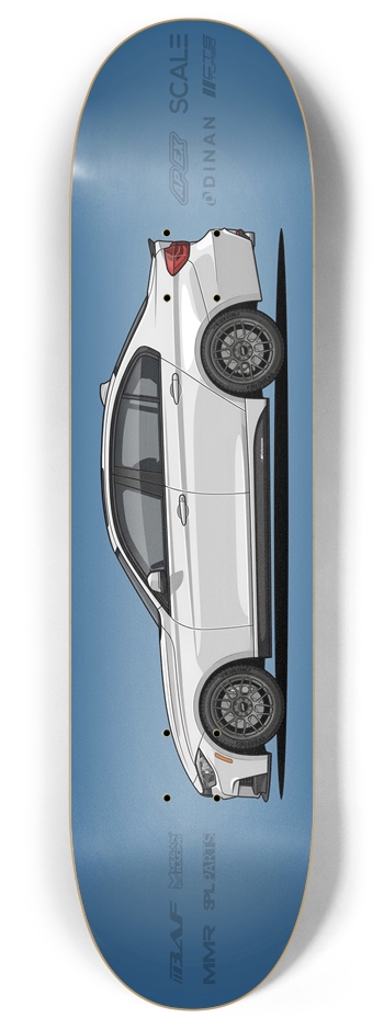Alpine White 335i MSport 8 Inch Skateboard Deck
