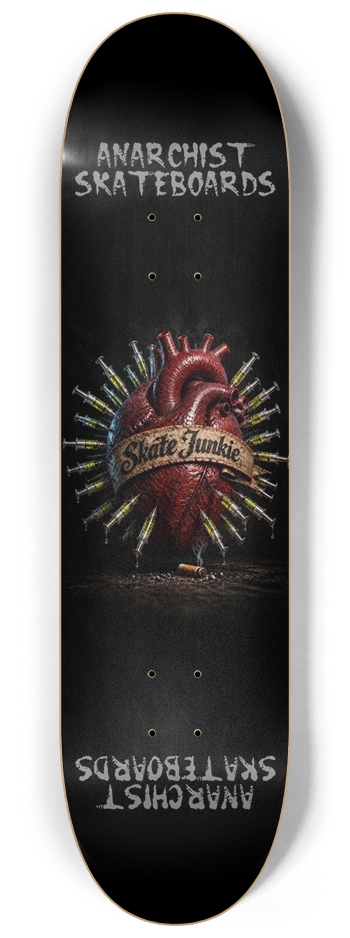 ANARCHIST SKATE JUNKIE 8-1/4 Skateboard Deck