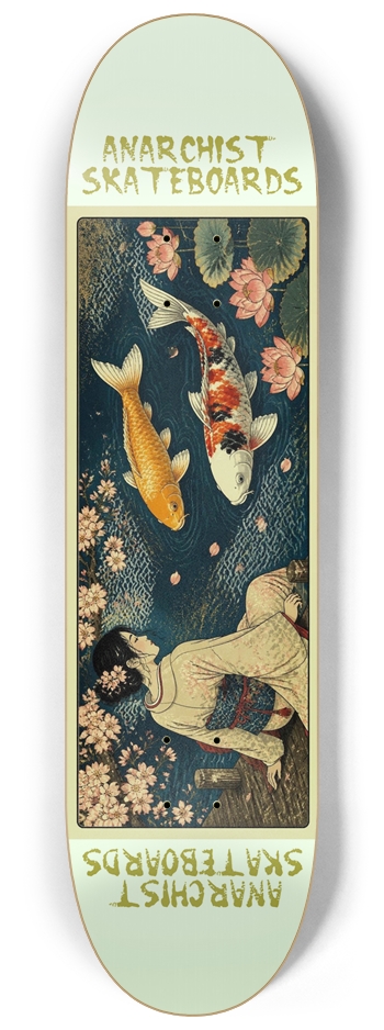 ANARCHIST FAR EAST IV GLOW IN DARK  LIMITED EDITION OF 150 8-1/4 Skateboard Deck
