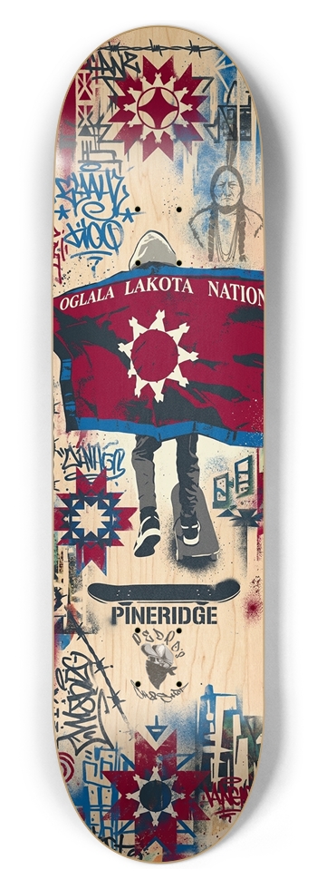 Pine Ridge 3 Charity Board 8-1/2 Skateboard Deck
