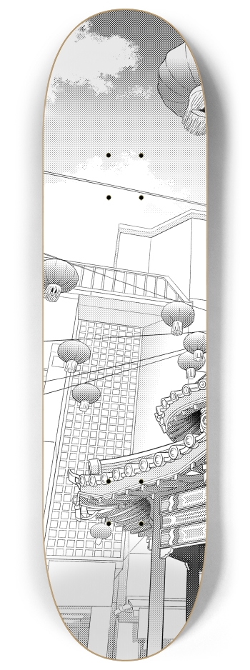 Japanese Aesthetic Anime Art Fine Art #1 8-1/4 Skateboard Deck