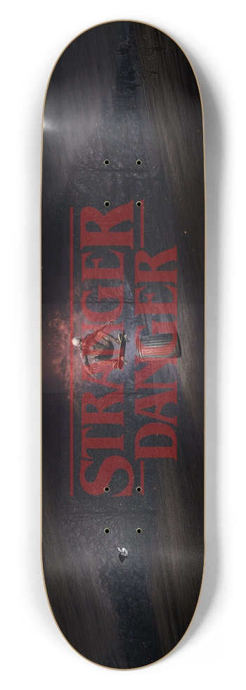 Stranger Danger Charity Board 8-1/2 Skateboard Deck