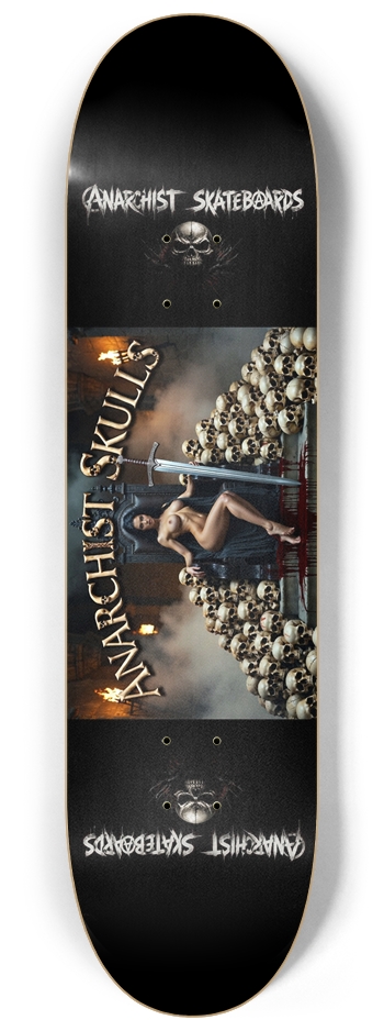 ANARCHIST SKULLS II 8-1/4 Skateboard Deck