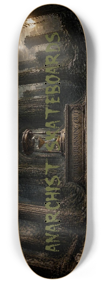 Time Is Running Out 8-1/4 Skateboard Deck