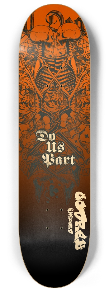 GODFREY PRO SUNBURST 8-1/4 Skateboard Deck