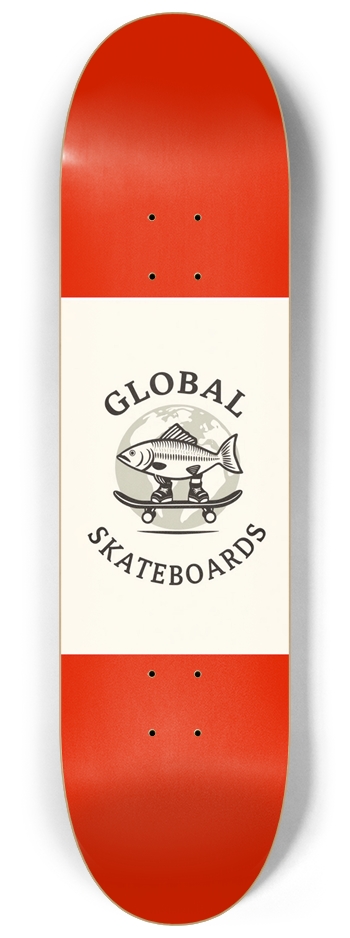 Global Skate 8-1/4 Skateboard Deck