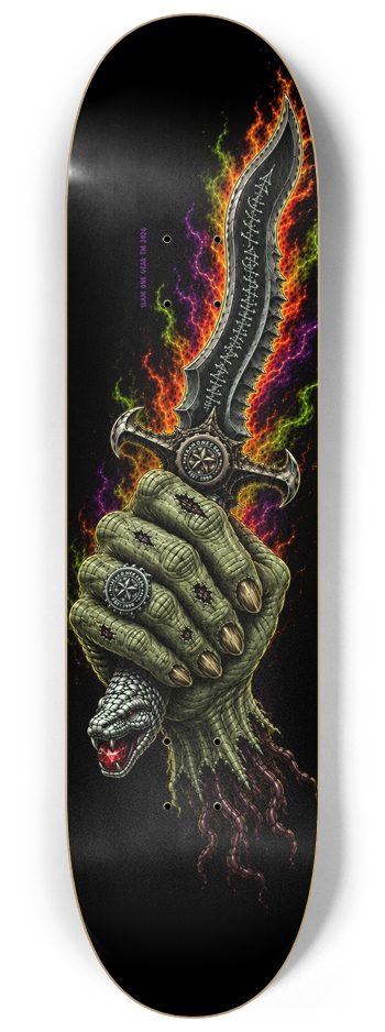 Zombie Dagger SLAM ONE GEAR 8-1/4 Skateboard Deck