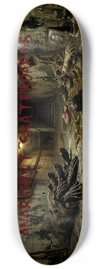 DISTURBED 8-1/4 Skateboard Deck