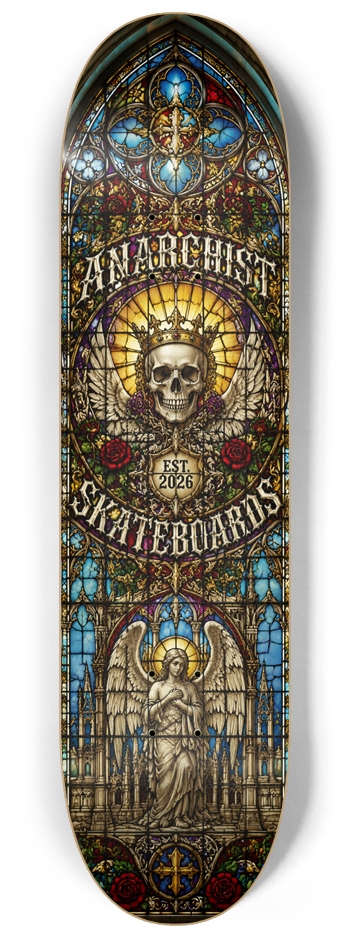 STAINED GLASS II 8-1/4 Skateboard Deck